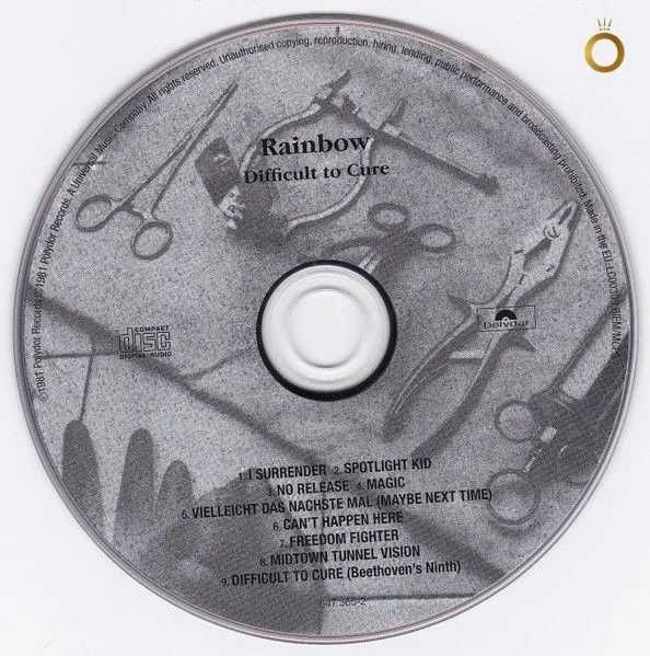 Rainbow – The Singles Box Set и  Rainbow - Difficult To Cure(CD)