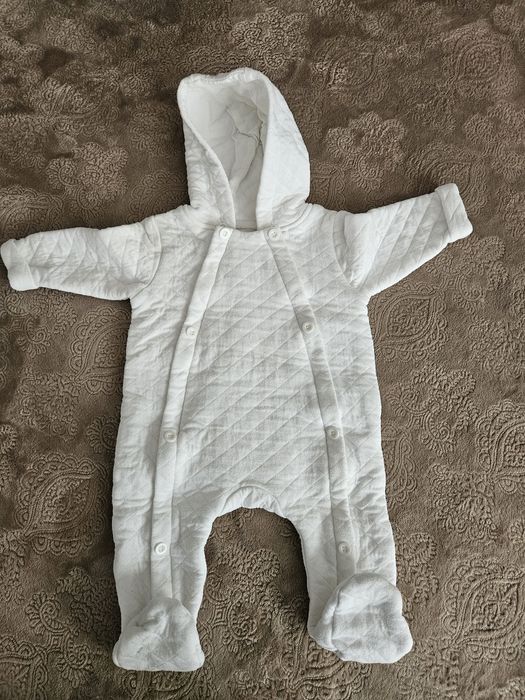 Early days бял памучен космонавт за бебе 3-6мес., 68см.