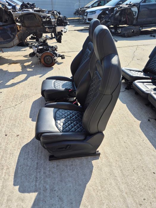 Interior S Line Audi SQ7 4M 2019 cu incalzire scaune scoica