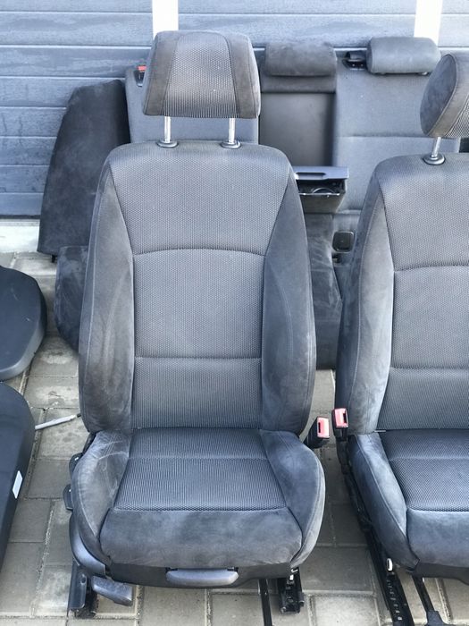 Scaune interior recaro alcantara cu textil Bmw seria 3 E91 LCI 2010