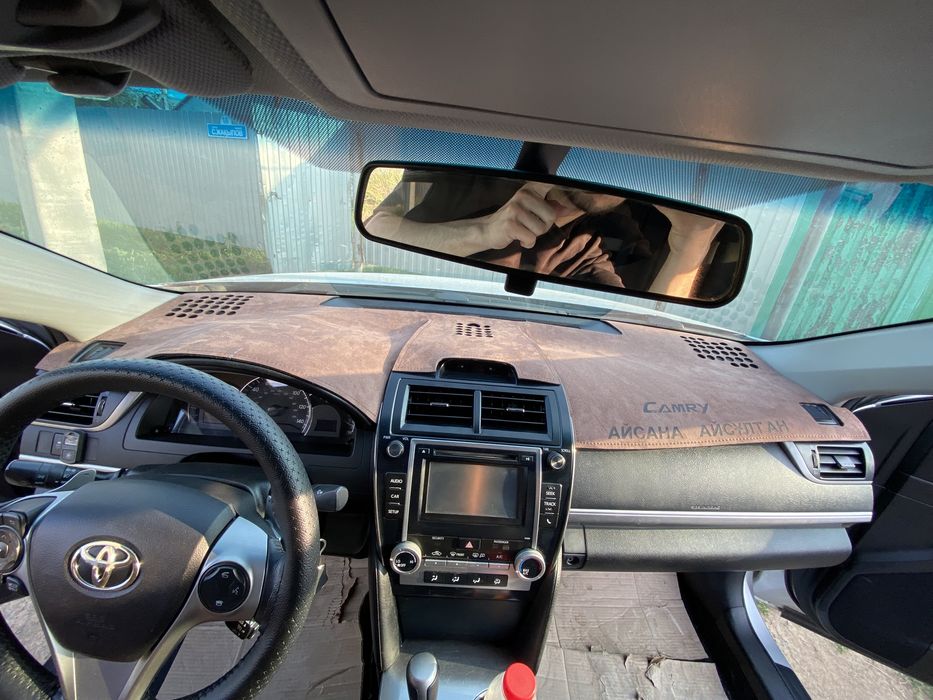 Накидка на панель из алькантары