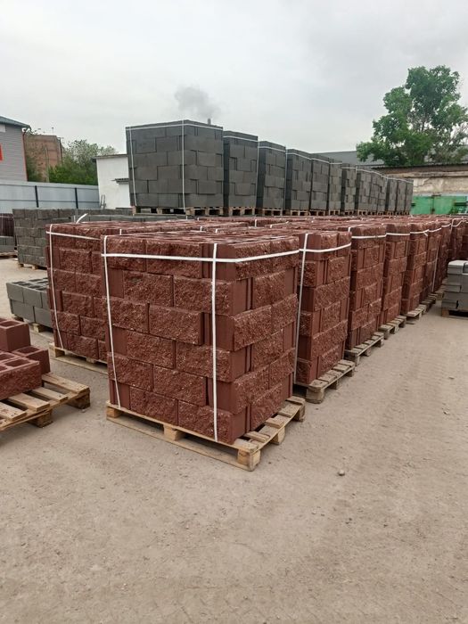 Пескоблок, рваные блоки, перегородочные