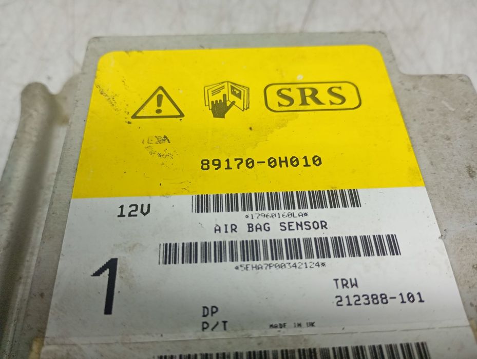 Calculator airbag 89170-0h010 Citroen C1 1 (2005 - 2008) 1.0 benzina 1kr-fe