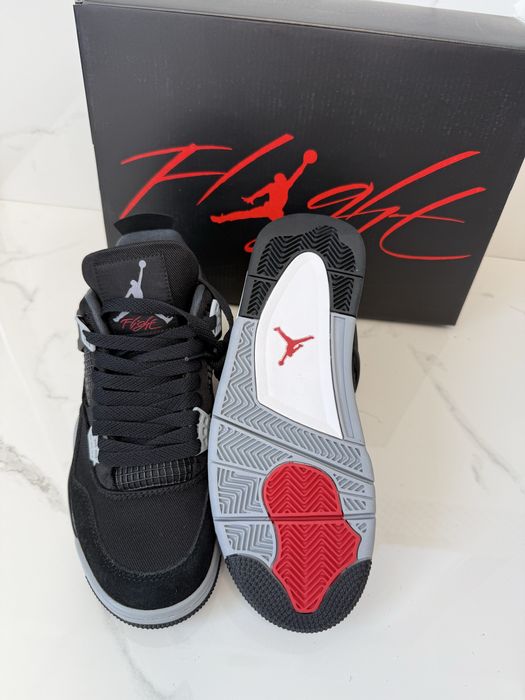Air Jordan 4 Retro Black Canvas Full Box VerificareColet Size 35,5-45