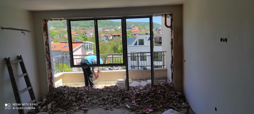 Изхвърляне на строителни и битови отпадъци