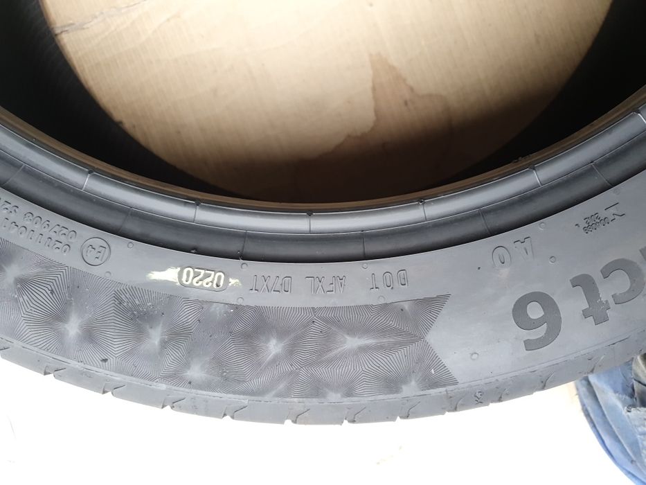 2 Anvelope Vară Continental Contact6  265 45 R21XL  DOT 0220.
