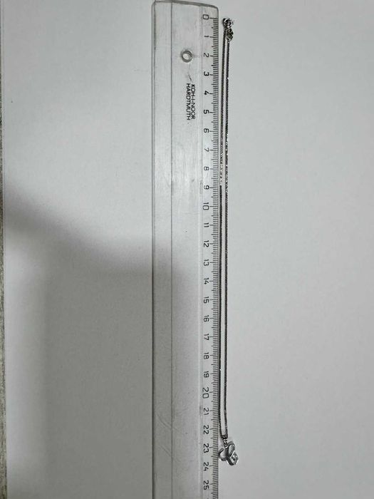 Златен синджир с медальон бяло злато 14 К 585 -2,73г
