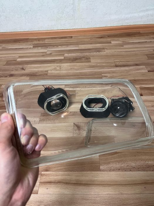 Bi-Led линзы комплет для ауди 80 б4