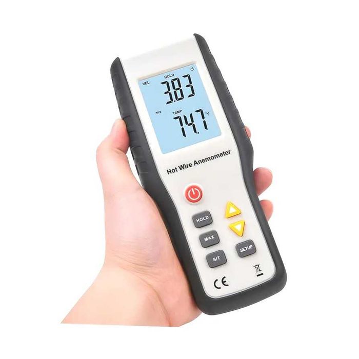 Анемометры с обогреваемой струной НТ-9829 измерения скорости