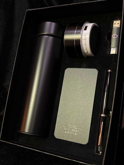 Подарка Колонка Термос Ручка Флешка Powerbank 5в1