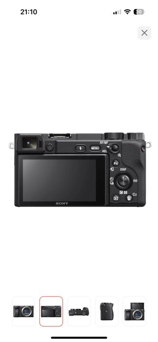 Фотоаппарат Sony 6400 body