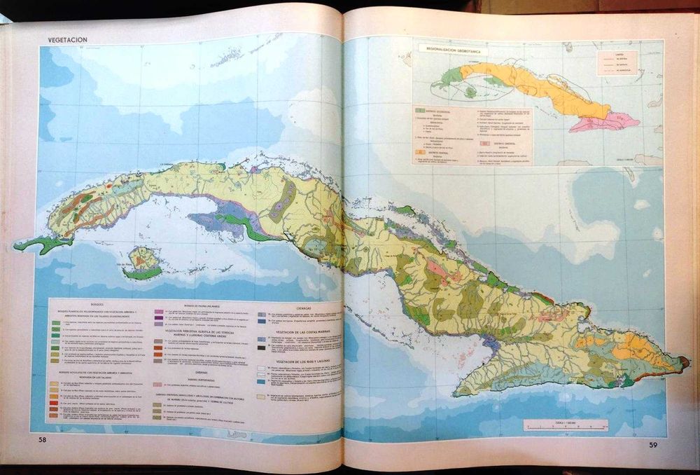 Atlas Nacional de Cuba - I издание 1970 г.