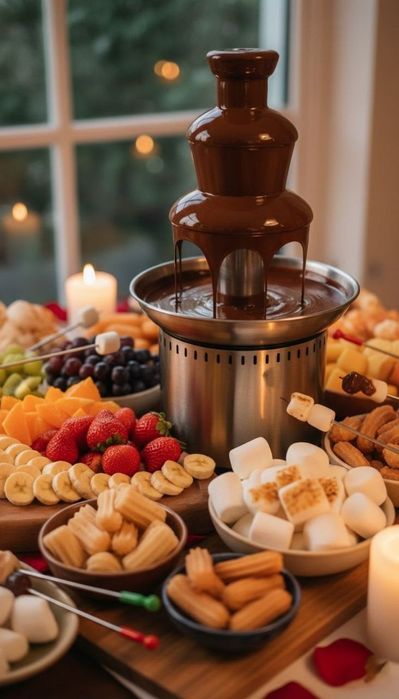 Shokolad favvorasi (Chocolate Fountain) – bayramlar uchun ideal!