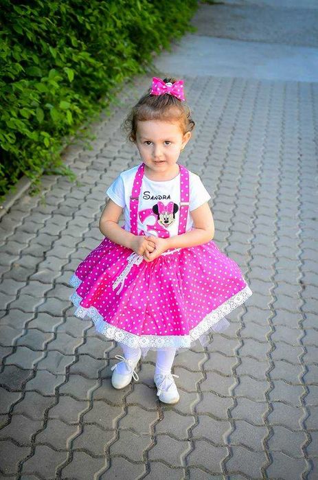 Set minni fucsia roz - la comanda 1 2 3 ani