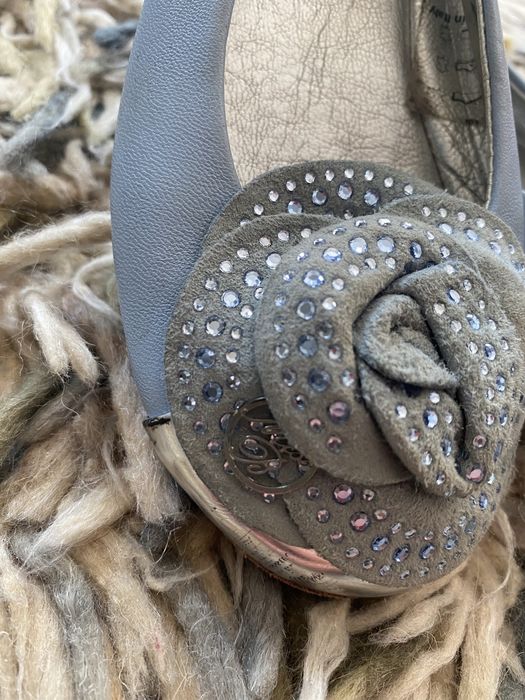 Официални обувки, тип балеринки за госпожици Miss Blumarine