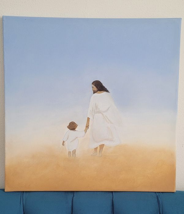 Picturi acrilice realizate manual pe panza