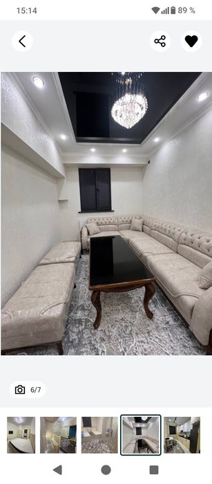 Arenda kvartira Shayxantaxur tum Samarqand darvoza 3 xona dupleks