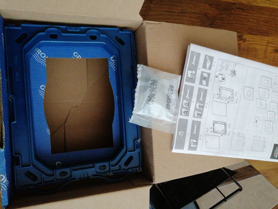 Бутон за тоалетна GROHE хром нов неизползван!