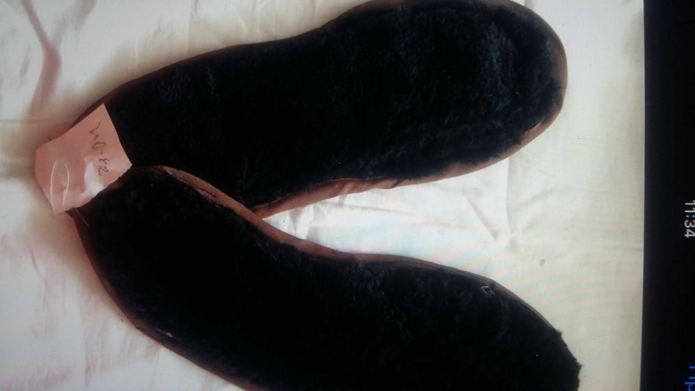 Стельки меховые теплые