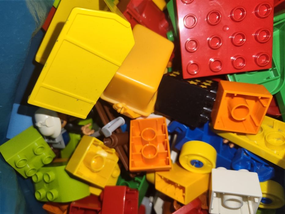 Piese lego duplo + figurine