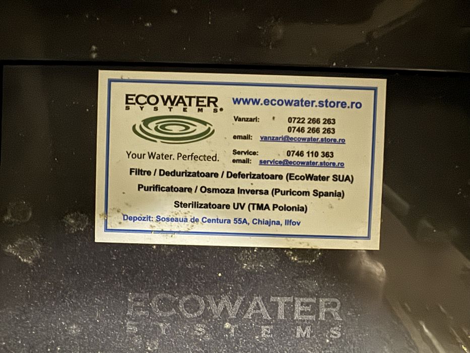 Vand statie de dedurizare apa EcoWater eVOLUTION 300 boost ca noua