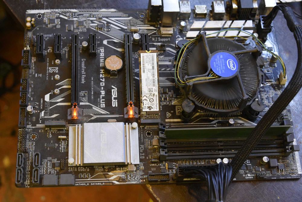 Asus Prime H270-Plus + Celeron + 4 Gb DDR4 + Cooler - комплект