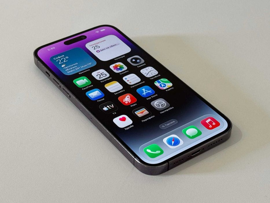 Бартер! iPhone 14 Pro Max Deep Purple (Лилав)