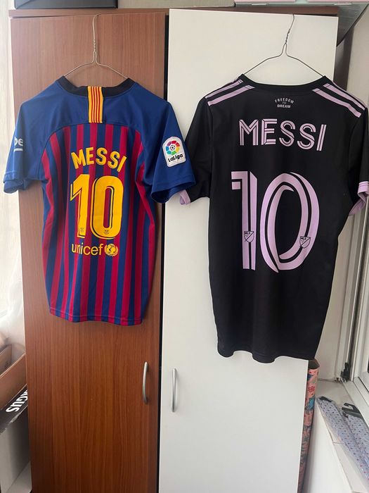 Tricou Inter Miami Messi and Barcelona