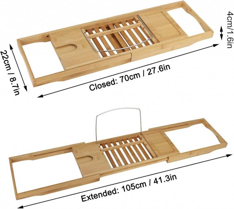 Бамбукова масичка за вана – съвършенство за вашата релаксация