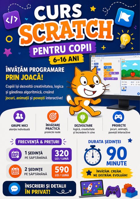 Cursuri de Scratch