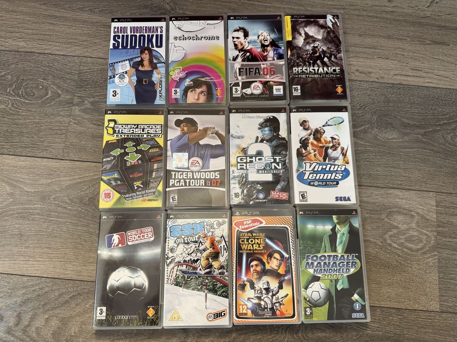 PSP игри – добро състояние – 5€ брой