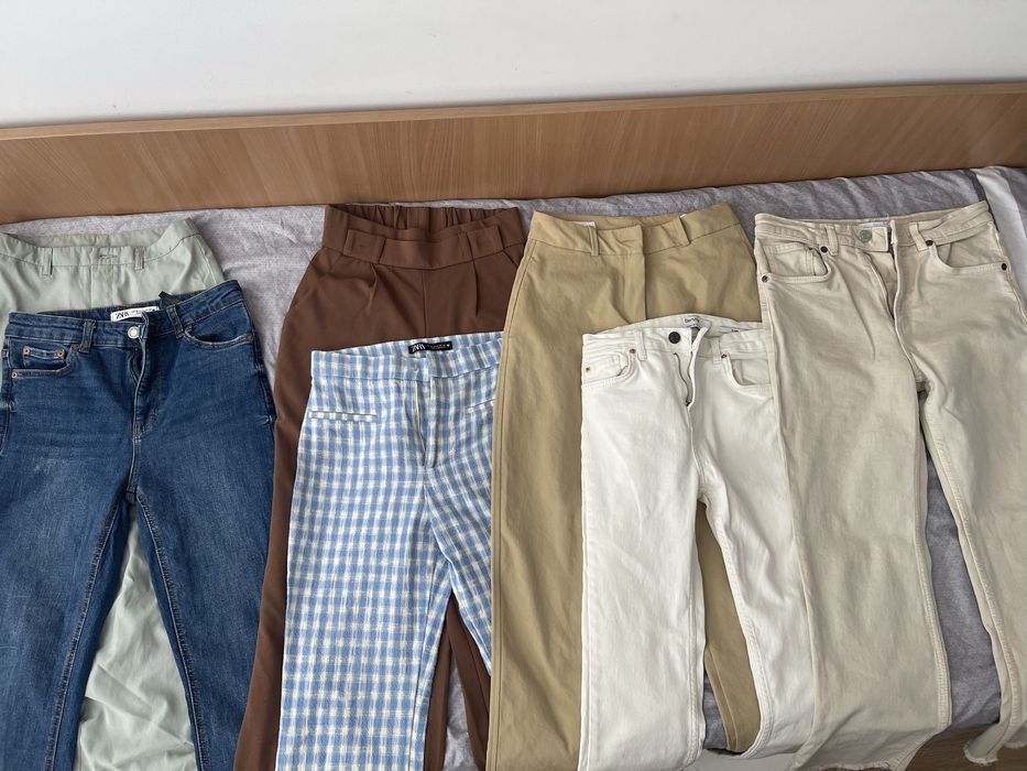 Дамски дънки и панталони Zara, Bershka
