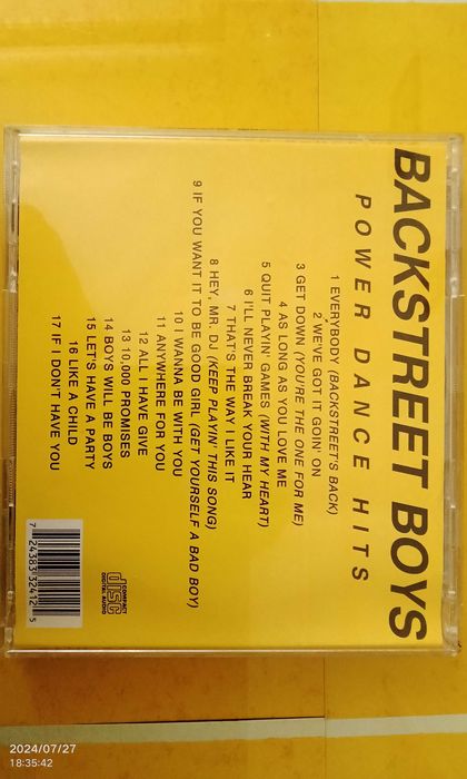 CD compilatie Backstreet Boys - Power Dance Hits