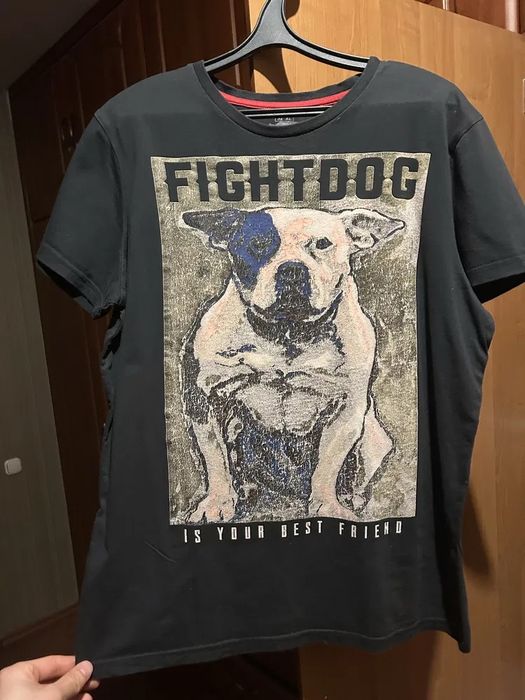 Футболка с принтом собаки (XL/52)