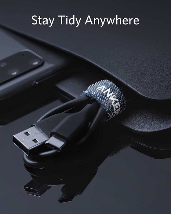 Anker Velcro или магнитен органайзер за телефонни кабели