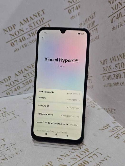 NDP Amanet Calea Mosilor 298 REDMI A7 PRO (60581)