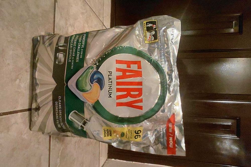 Fairy Platinum, detergent 96 capsule pentru masina de spalat vase