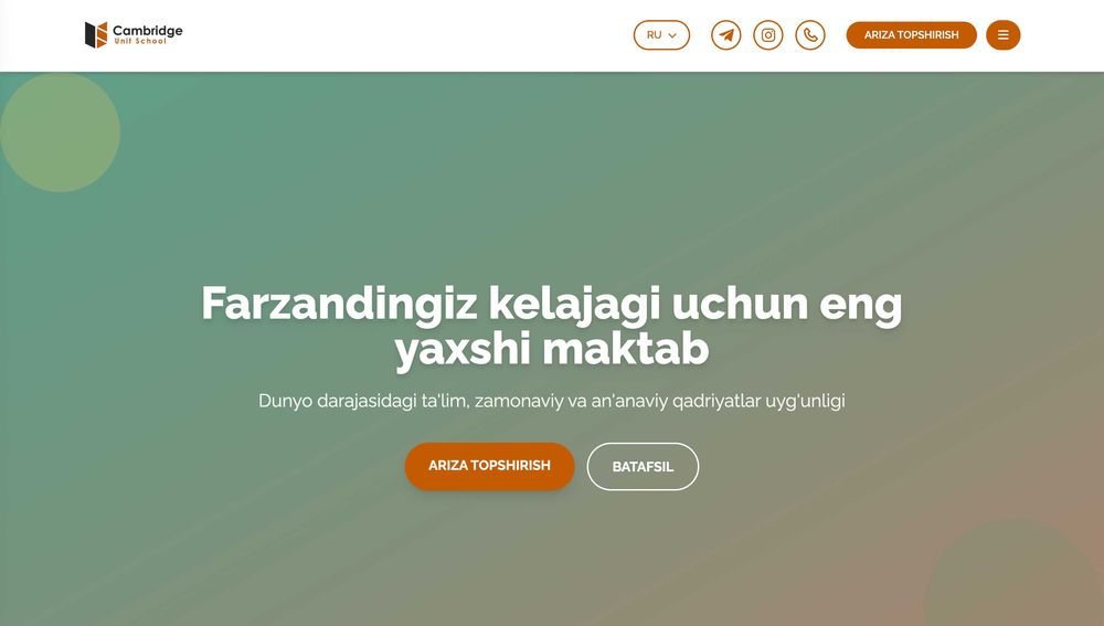 Telegram bot va veb sayt yasab beramiz — biznes uchun