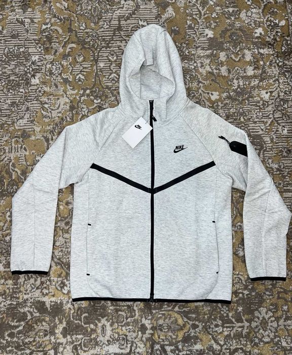 #EDITIE LIMITATĂ# Nike Tech Fleece Full Gri - Verificare Colet