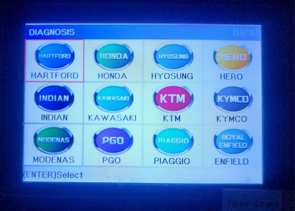 Извършваме диагностика за мотоциклети и скутери