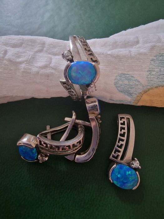 Серебряный набор