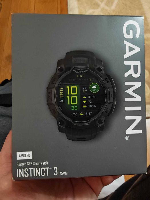 Ceas Garmin Instinct 4 - 45 mm, ecran AMOLED