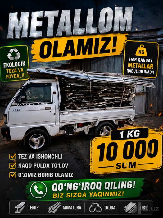 Metallom metal olamiz