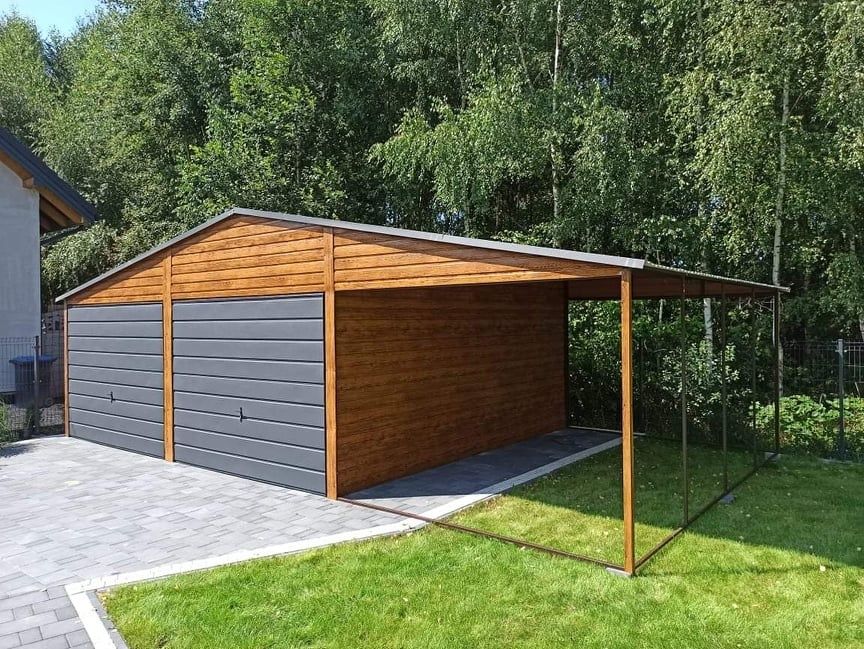 Facem garaje auto din panouri sandwich structura metalică