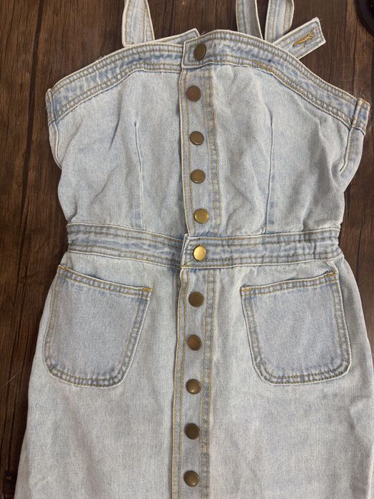 Джинс сарафан женский