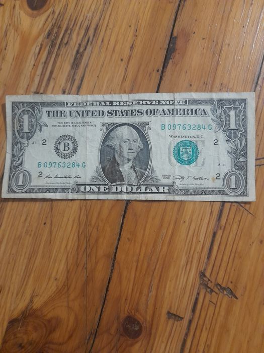 Bancnota de colecție 1 dolar 2009