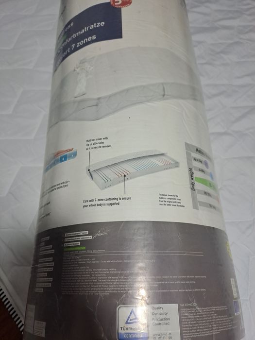 Saltea 90/200 ×15 cm .7zone de confort