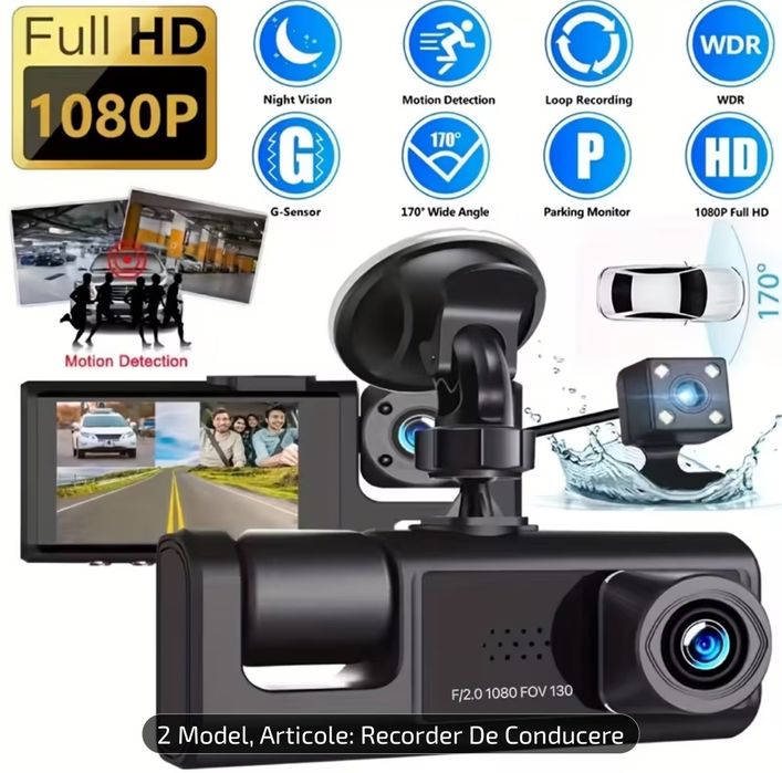 Camera video auto + card microSD 128Gb