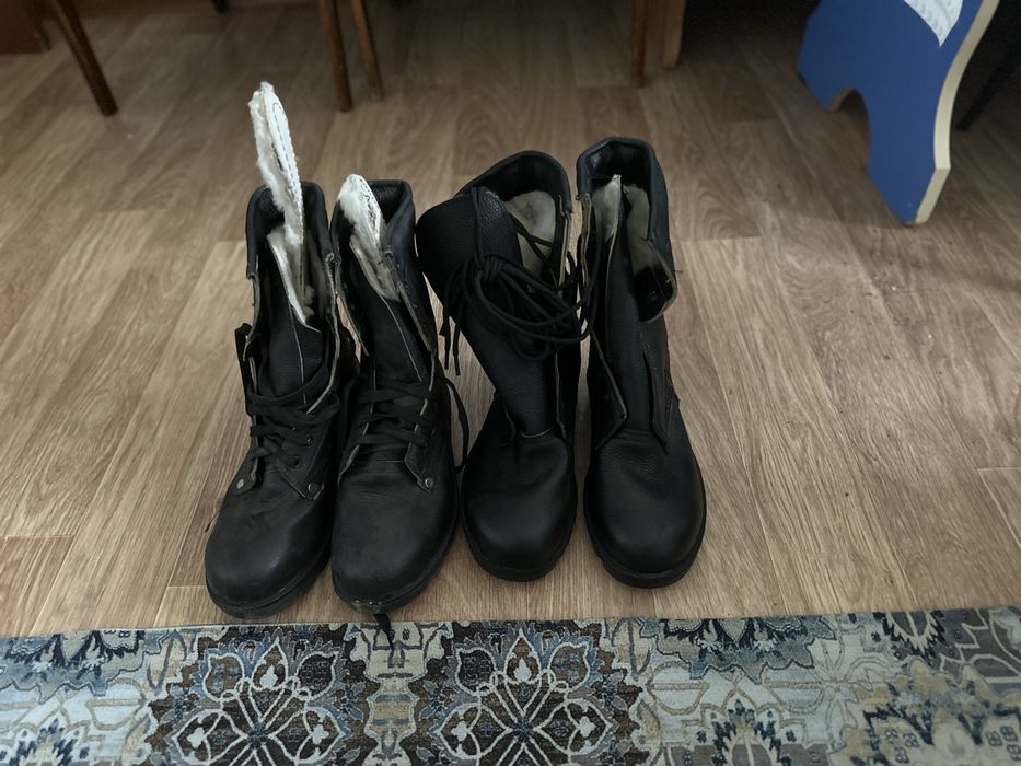 Берцы новые теплые