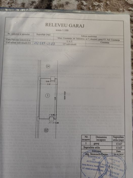 Vând  loc de parcare in garaj subteran lîngă Kaufland icil
